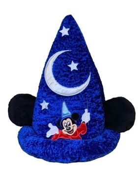 Disney Parks Sorcerer Mickey Mouse Ears Hat Fantasia Size Youth 56cm